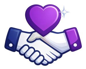 Download this Presentation Clipart to enhance your design with themes of loyalty and trust in your presentations.