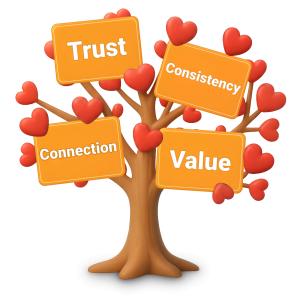 Download or customize this Presentation Clipart to enhance your designs with a heart tree symbolizing trust, connection, and value.