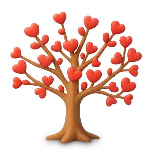Download this heart tree clipart for your Presentation Clipart collection to enhance themes of love and relationships in your designs.
