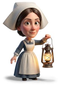 Download this Florence Nightingale Presentation Clipart for educational designs that highlight the history of nursing and healthcare.