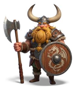 Download this Viking warrior Presentation Clipart for engaging historical themes in your presentation design.
