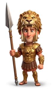 Download this Presentation Clipart of Alexander the Great to enhance your historical presentations with engaging visuals.