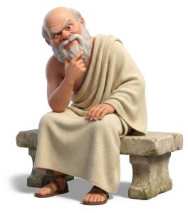 Download this Presentation Clipart to enhance your educational presentations on philosophy and critical thinking.