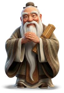 Download this Presentation Clipart of Confucius to enhance your educational presentation designs with themes of wisdom and philosophy.