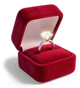 Download this Engagement Ring Presentation Clipart to enhance your design for love-themed presentations.