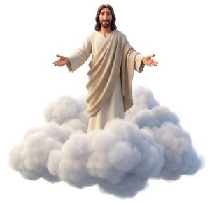 Download this Presentation Clipart to illustrate the Ascension of Jesus in your presentation design.