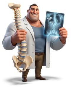 Download this Presentation Clipart to add a humorous cartoon orthopedist to your medical presentations, enhancing engagement and clarity.