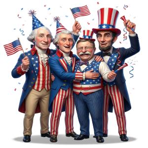 Download this Presentation Clipart to celebrate USA Presidents with festive visuals.