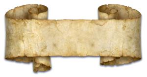 Download this Presentation Clipart featuring an antique parchment banner strip for elegant design projects.