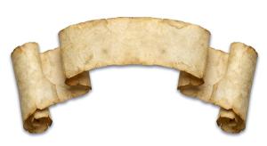 Download this Presentation Clipart featuring a vintage parchment banner ribbon for elegant designs.