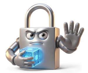 Download this Presentation Clipart to enhance your data security themes.