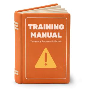 Download this Presentation Clipart for a training manual focused on emergency response.
