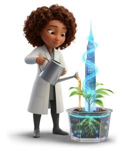 Download this Presentation Clipart to illustrate scalable growth and innovation in your projects.