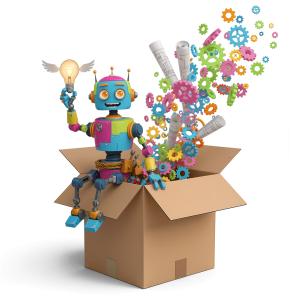 Download this Presentation Clipart to illustrate creative thinking and innovation in your projects.