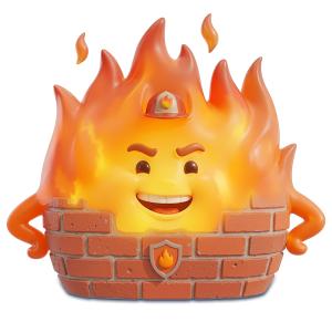 Download this Presentation Clipart featuring a firewall character symbolizing security and digital defense.