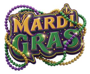 Download this Presentation Clipart for Mardi Gras celebrations.