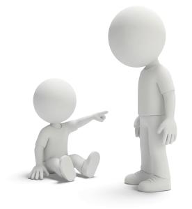 Download this Presentation Clipart to illustrate communication dynamics between children and adults.