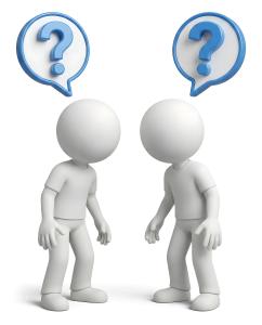 Download this Presentation Clipart to illustrate confusion and conversation themes in your projects.