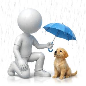 Download this Presentation Clipart to illustrate themes of kindness and compassion in your projects.