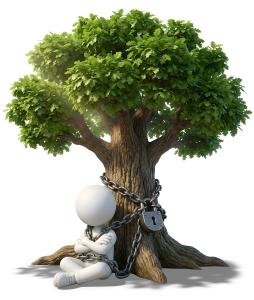 Download this Presentation Clipart to illustrate themes of stubbornness and activism in your projects.