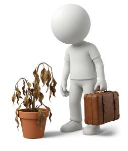 Download this Presentation Clipart to illustrate themes of neglect and absence in your projects.