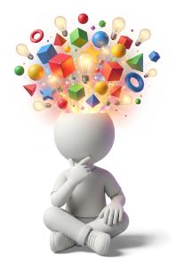 Download this Presentation Clipart to visualize imagination and creativity in your projects.