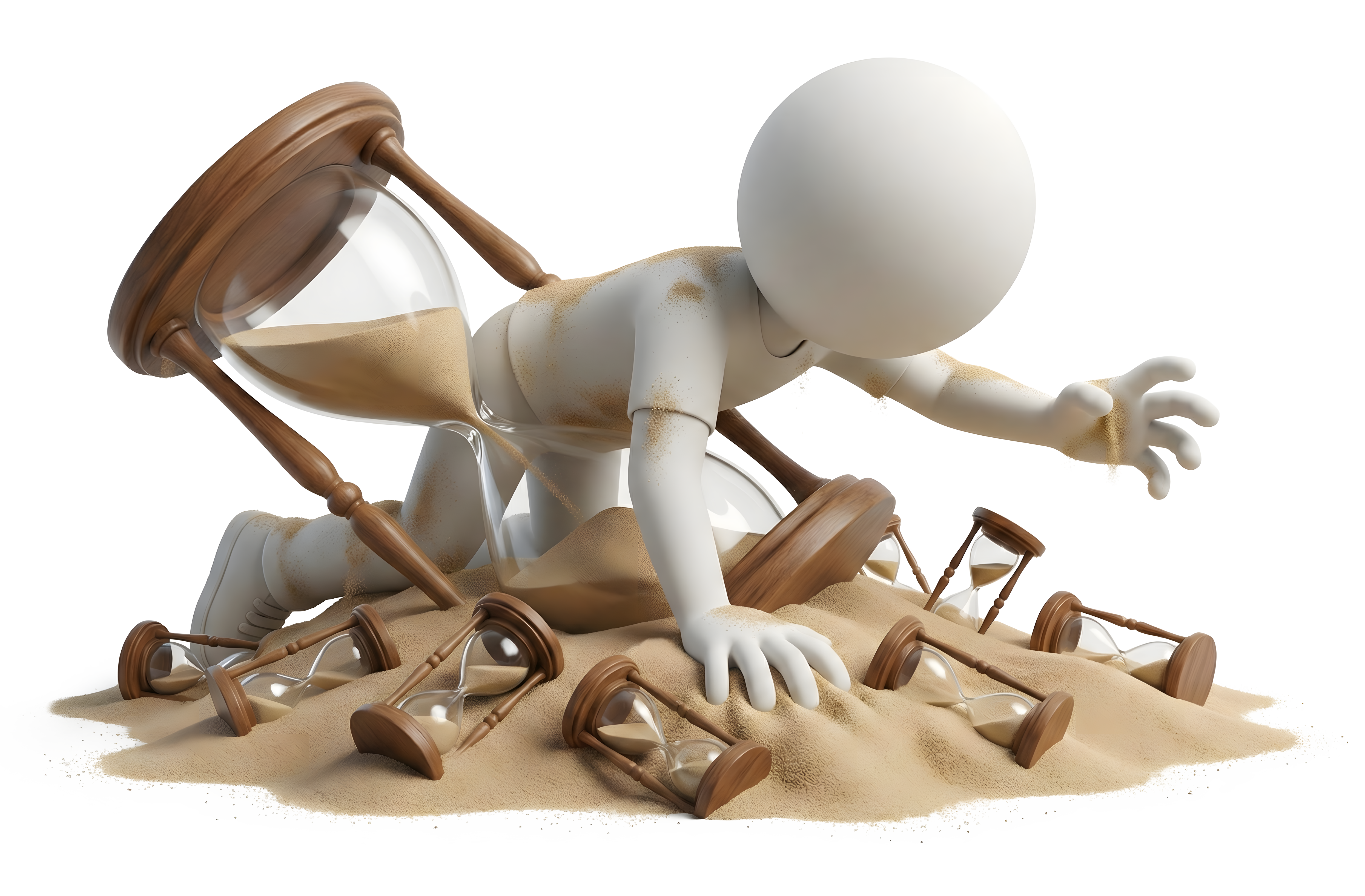 The Persistence Paradox - Time Management Visual