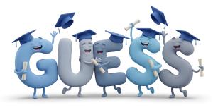 Download this Presentation Clipart featuring cheerful letters celebrating education.