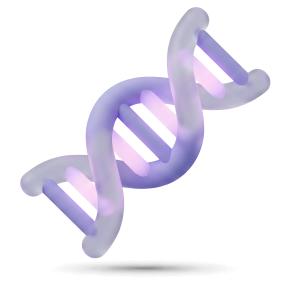 Download this Presentation Clipart featuring a DNA strand for health and genetics themes.