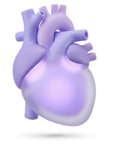 Download this Presentation Clipart illustrating heart health and care.