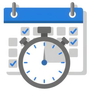 Download this Presentation Clipart to enhance your time management and scheduling visuals.