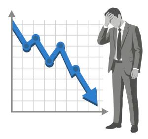 Download this Presentation Clipart to illustrate market trends and financial challenges effectively.