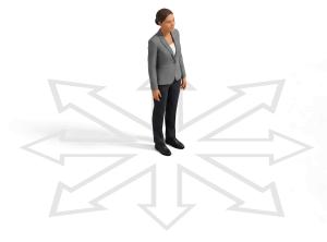 Download this Presentation Clipart to illustrate decision-making and business choices in your presentations.