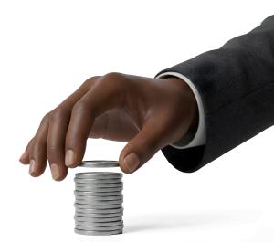 Download this Presentation Clipart to illustrate wealth stacking and financial growth in your business presentations.