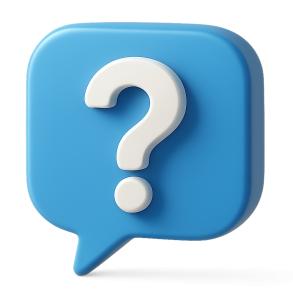 Download this Presentation Clipart featuring a question speech bubble for effective communication visuals.