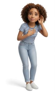 Download this Presentation Clipart to illustrate empathy and active listening in your projects.