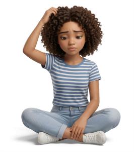 Download this Presentation Clipart to illustrate confusion and engagement in educational contexts.