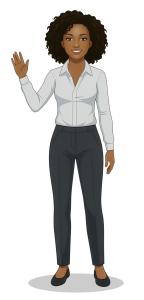 Download this Presentation Clipart to illustrate a warm welcome in the workplace.  Great for a welcoming element in your presentations.