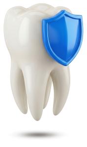 Download this Presentation Clipart to illustrate tooth protection and dental health themes.
