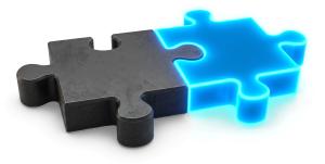 Download this Presentation Clipart to illustrate digital transformation and technology integration in your projects.