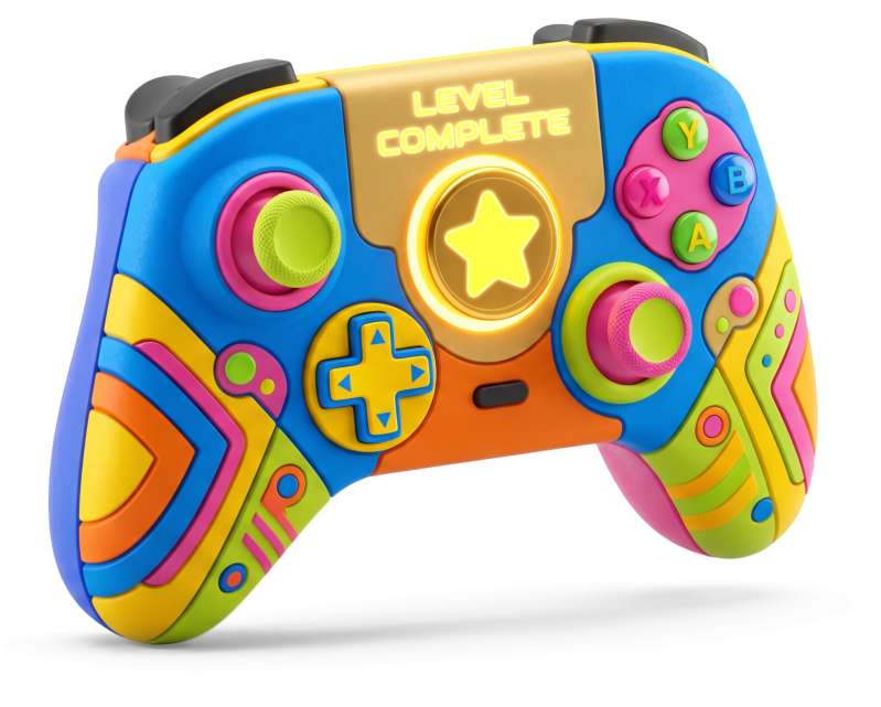 This Presentation Clipart shows a preview of Vibrant Game Controller Design