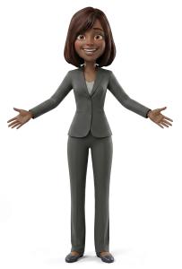 Download this 3D figure clipart in PNG format, perfect for warm greetings and creating a welcoming atmosphere in presentations.