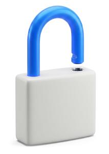 Download this padlock unlocked clipart in PNG format to symbolize accessibility and potential in your presentations.