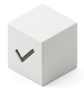 Checkbox Cube Off PowerPoint clipart graphic preview.