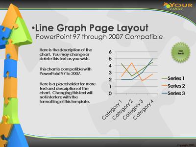 A standard definition presentation slide from Puzzle Arrow preview four.