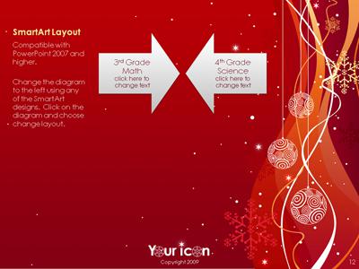 A standard definition presentation slide from A Sprinkle Of Christmas preview four.