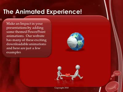 A standard definition presentation slide from Red Blood Cell Vein preview four.