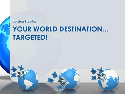 A standard definition presentation slide from Blue Glossy Earth  preview four.