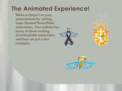 A standard definition presentation slide from Clothed Easter Cross preview four.