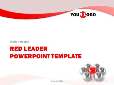 A standard definition presentation slide from Red Leader preview four.